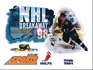NHL Breakaway 98 (USA) Title Screen